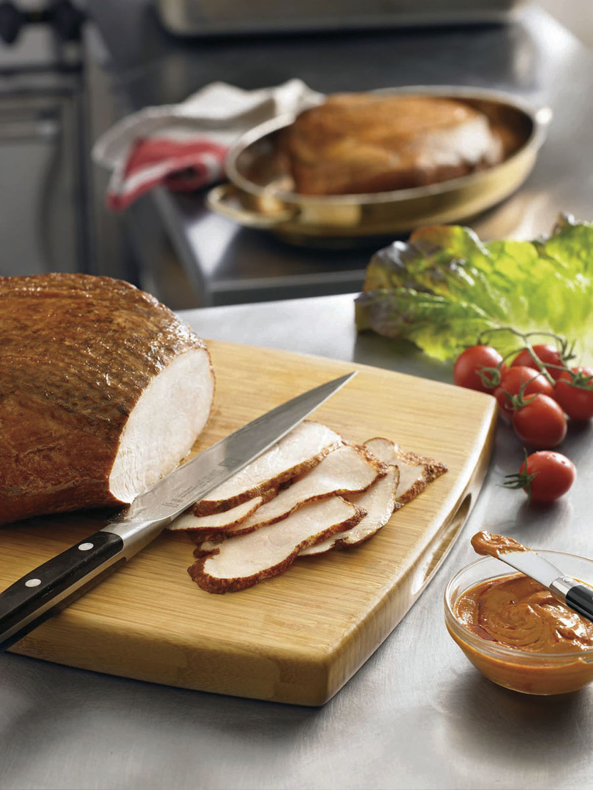 PERDUE<sup>®</sup> NO ANTIBIOTICS EVER 5 Star Golden Browned Pan-Roasted  Skin-On Turkey Breast, 2 lobes