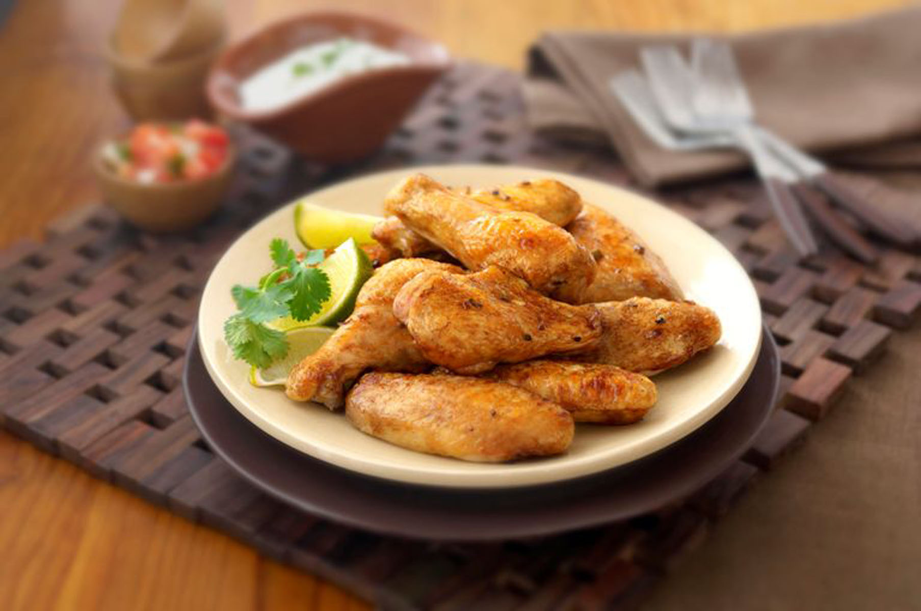 PERDUE® HARVESTLAND® NO ANTIBIOTICS EVER, Broiler Wing Portions, 1st and 2nd Sections , Fresh, Medium…<br/>(80266)
